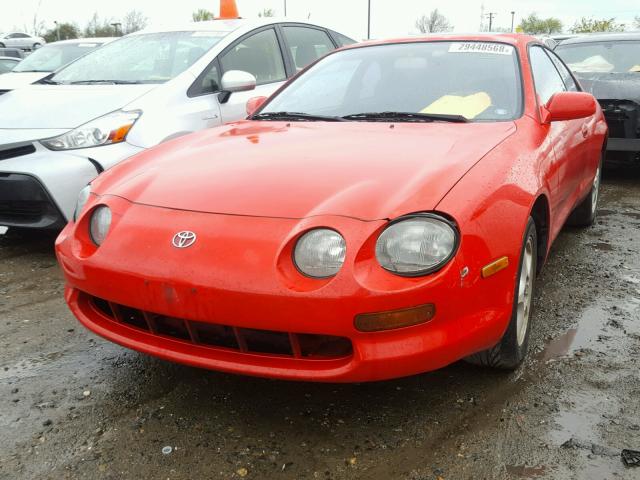 JT2ST07F1R0004896 - 1994 TOYOTA CELICA GT RED photo 2