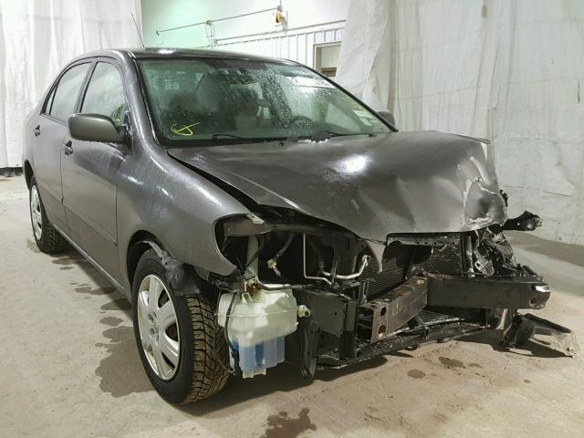 2T1BR32E17C727673 - 2007 TOYOTA COROLLA CE GRAY photo 1