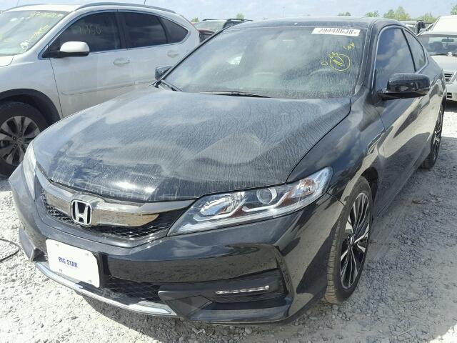 1HGCT2A84HA005374 - 2017 HONDA ACCORD EXL BLACK photo 2