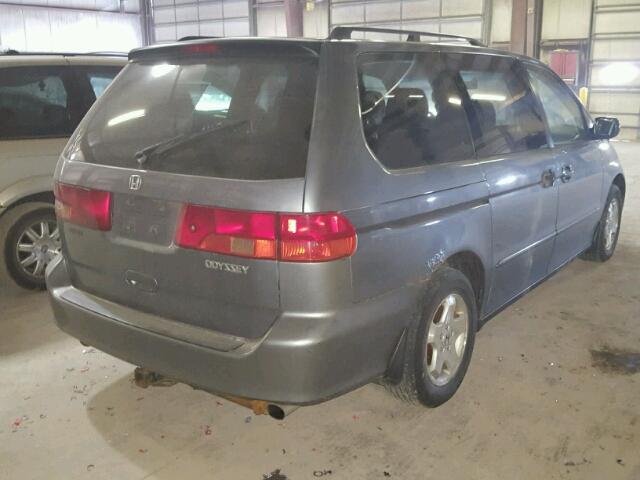 2HKRL1861YH619539 - 2000 HONDA ODYSSEY EX GRAY photo 4