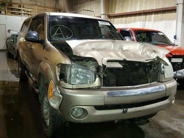 5TBDT441X5S482833 - 2005 TOYOTA TUNDRA DOU BEIGE photo 1