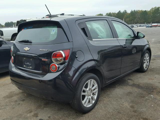 1G1JC6SB0F4140461 - 2015 CHEVROLET SONIC LT BLACK photo 4