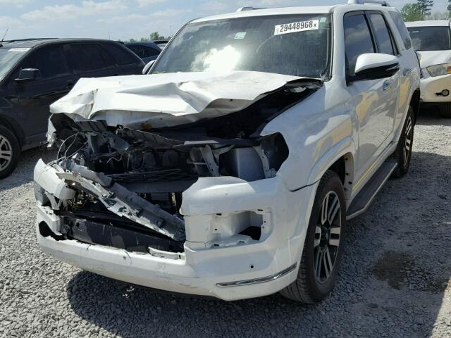 JTEBU5JR2G5305452 - 2016 TOYOTA 4RUNNER SR WHITE photo 2