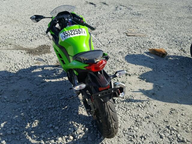 JKAEX8A18FA012496 - 2015 KAWASAKI EX300 A GREEN photo 3