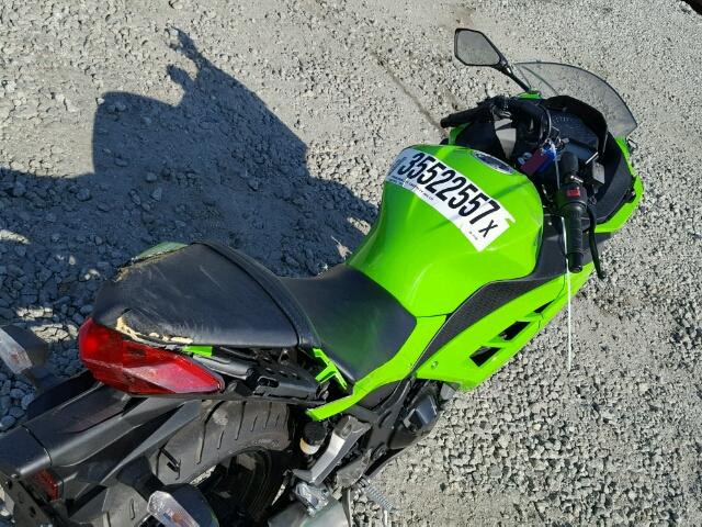 JKAEX8A18FA012496 - 2015 KAWASAKI EX300 A GREEN photo 9