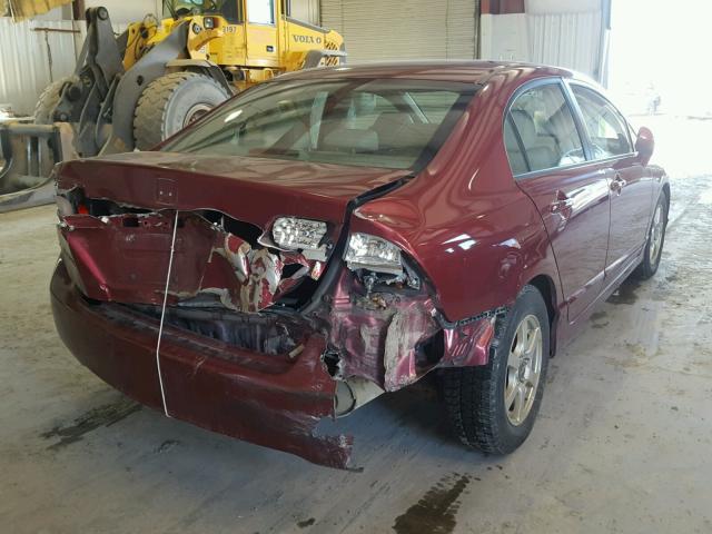 1HGFA15999L023651 - 2009 HONDA CIVIC EXL 红色 照片 4
