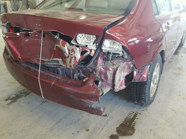 1HGFA15999L023651 - 2009 HONDA CIVIC EXL 红色 照片 9