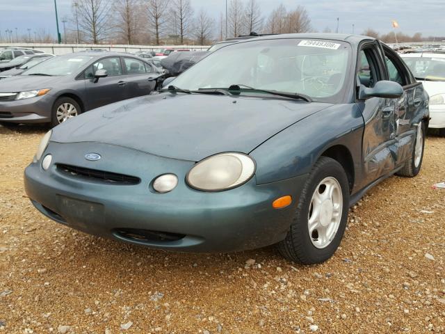 1FALP52U5TG208091 - 1996 FORD TAURUS GL GREEN photo 2