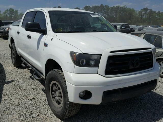 5TFDW5F19AX149481 - 2010 TOYOTA TUNDRA CRE WHITE photo 1