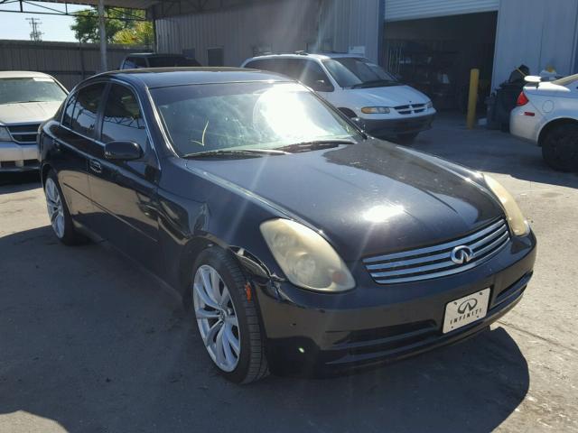 JNKCV51E83M324394 - 2003 INFINITI G35 BLACK photo 1