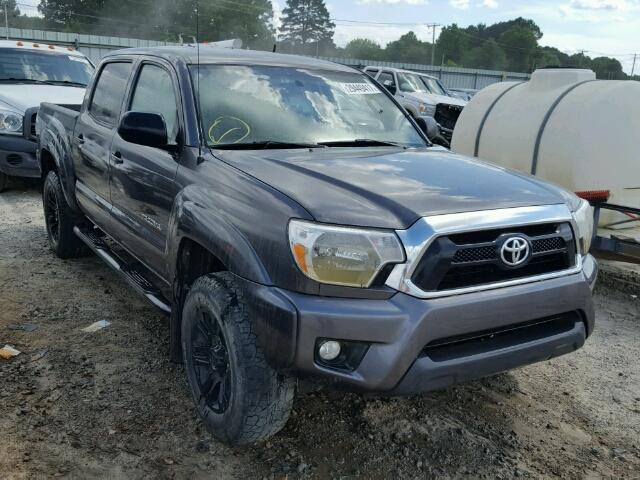 5TFLU4EN4FX120588 - 2015 TOYOTA TACOMA DOU GRAY photo 1