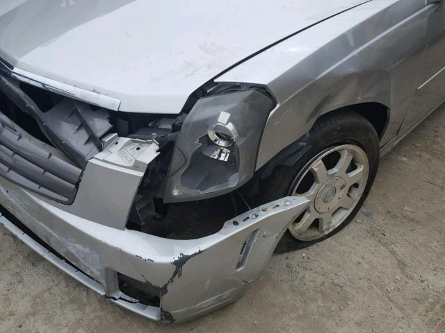 1G6DM577740151996 - 2004 CADILLAC CTS SILVER photo 9