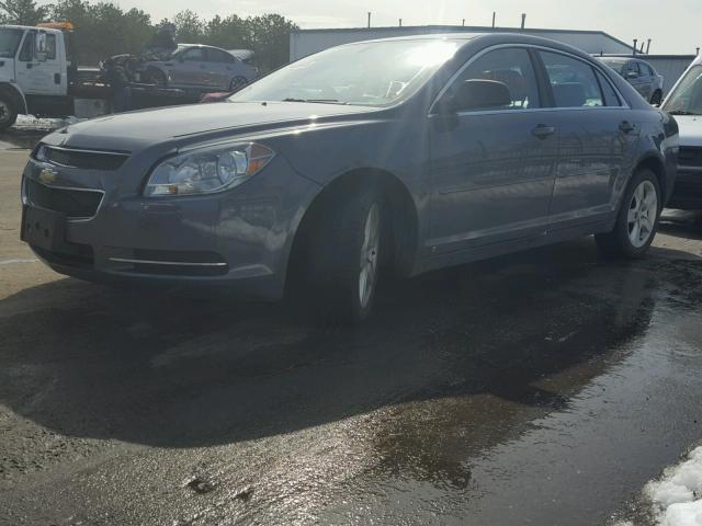 1G1ZG57B19F248929 - 2009 CHEVROLET MALIBU LS ნაცრისფერი ფოტო 2
