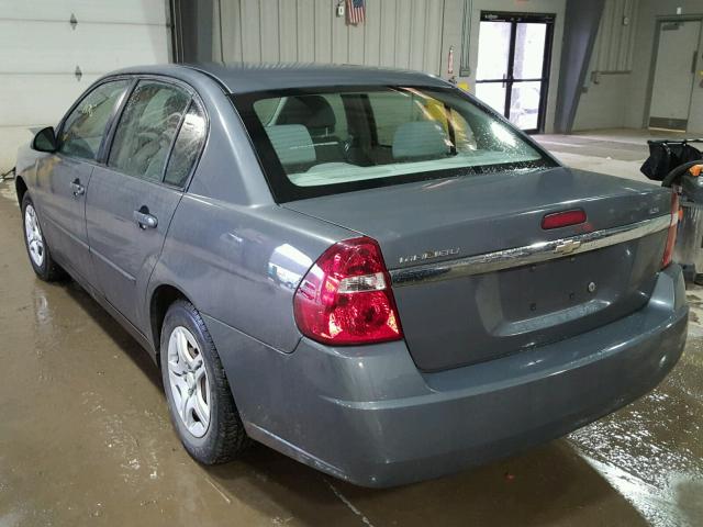 1G1ZS58F97F210619 - 2007 CHEVROLET MALIBU LS ნაცრისფერი ფოტო 3