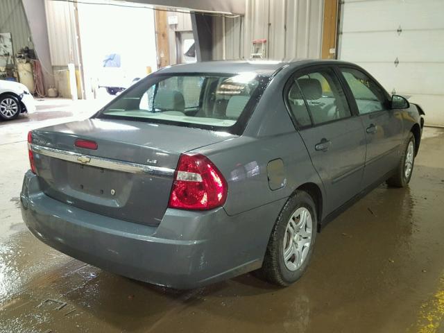 1G1ZS58F97F210619 - 2007 CHEVROLET MALIBU LS ნაცრისფერი ფოტო 4