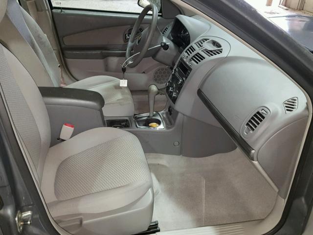 1G1ZS58F97F210619 - 2007 CHEVROLET MALIBU LS ნაცრისფერი ფოტო 5