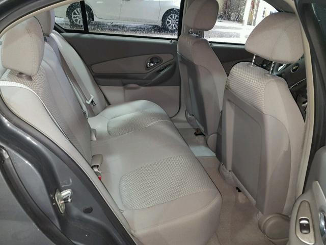 1G1ZS58F97F210619 - 2007 CHEVROLET MALIBU LS ნაცრისფერი ფოტო 6