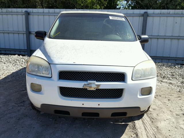 1GNDV23L76D247514 - 2006 CHEVROLET UPLANDER L WHITE photo 9