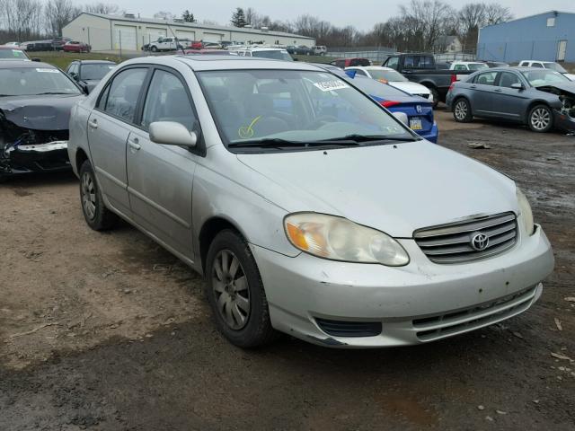 2T1BR32E14C299356 - 2004 TOYOTA COROLLA CE SILVER photo 1