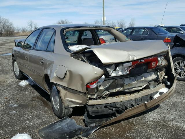 2G4WS52J541188141 - 2004 BUICK CENTURY CU TAN photo 3