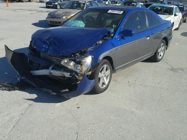 1HGEM22994L072869 - 2004 HONDA CIVIC EX ორფეროვანი ფოტო 2