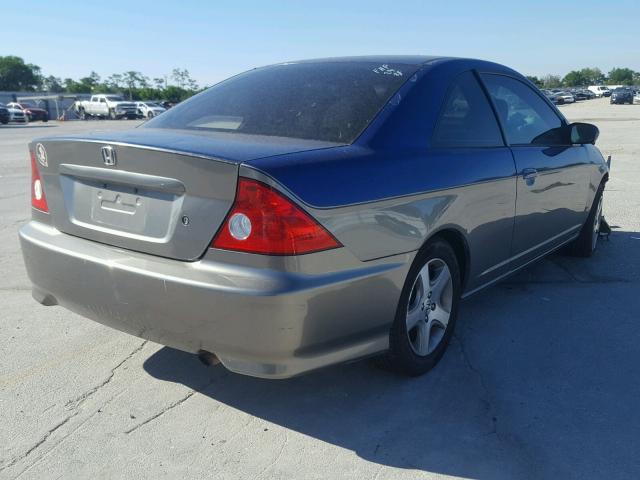 1HGEM22994L072869 - 2004 HONDA CIVIC EX TWO TONE photo 4