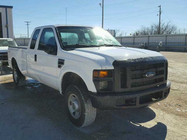 1FTSX21538EB33294 - 2008 FORD F250 SUPER WHITE photo 1