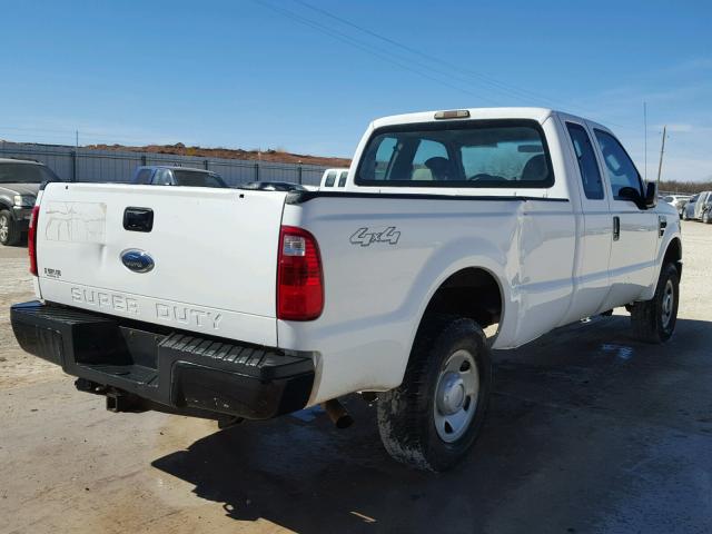 1FTSX21538EB33294 - 2008 FORD F250 SUPER WHITE photo 4