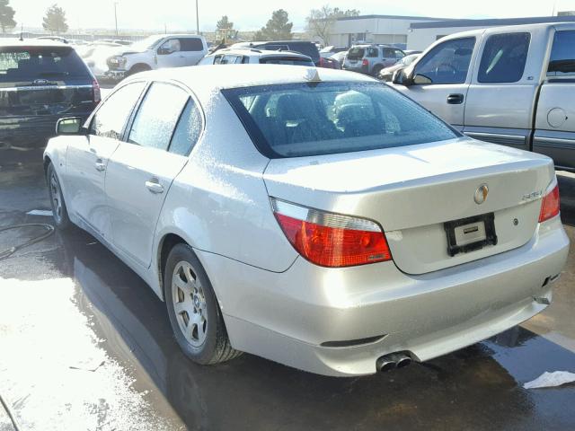 WBANA53594B847730 - 2004 BMW 525 I SILVER photo 3