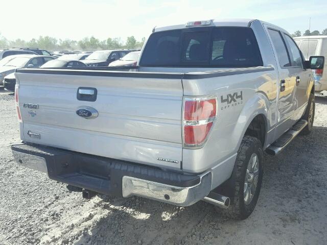 1FTFW1EF2EKD09749 - 2014 FORD F150 SUPER SILVER photo 4