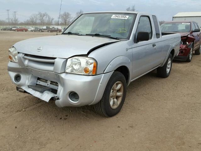 1N6DD26S22C328545 - 2002 NISSAN FRONTIER K SILVER photo 2