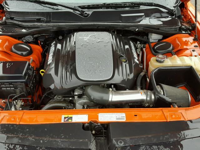 2C3CDYBT5DH736462 - 2013 DODGE CHALLENGER ORANGE photo 7