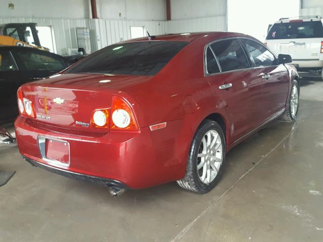 1G1ZE5E78AF153339 - 2010 CHEVROLET MALIBU LTZ 红色 照片 4