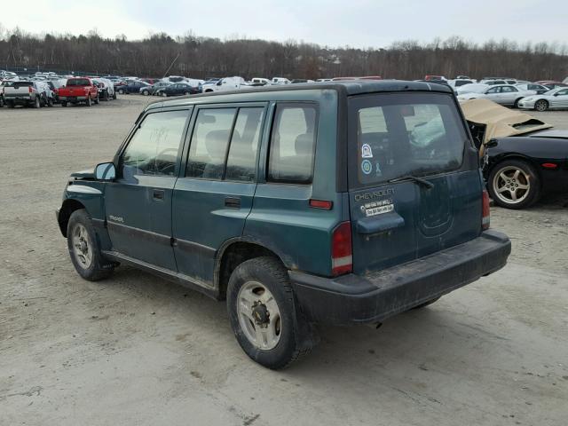 2CNBJ1368W6915069 - 1998 CHEVROLET TRACKER GREEN photo 3