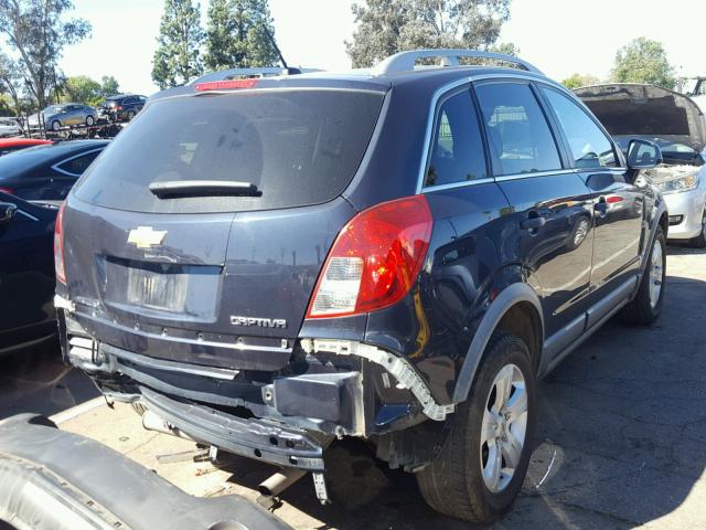 3GNAL2EK1ES672934 - 2014 CHEVROLET CAPTIVA LS BLUE photo 4