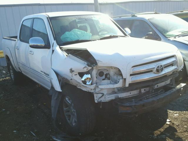 5TBDT44115S499424 - 2005 TOYOTA TUNDRA DOU WHITE photo 1