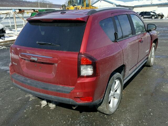 1C4NJDBB4GD714063 - 2016 JEEP COMPASS SP BURGUNDY photo 4