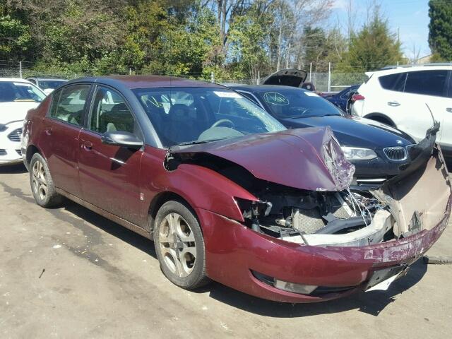 1G8AL52F23Z151992 - 2003 SATURN ION LEVEL RED photo 1