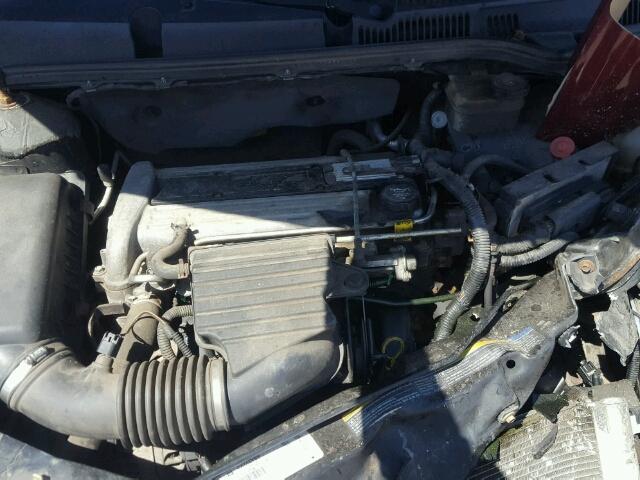 1G8AL52F23Z151992 - 2003 SATURN ION LEVEL RED photo 7