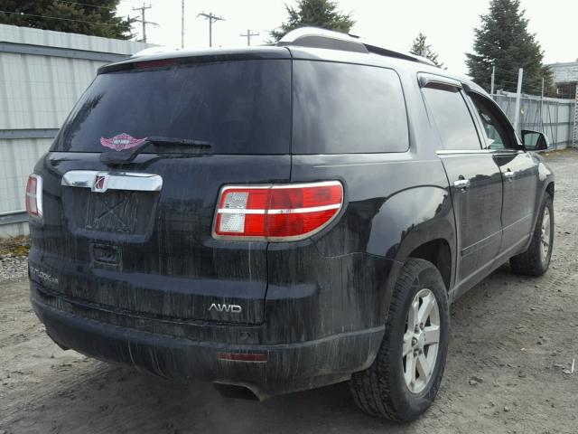 5GZEV23798J267041 - 2008 SATURN OUTLOOK XR შავი ფოტო 4