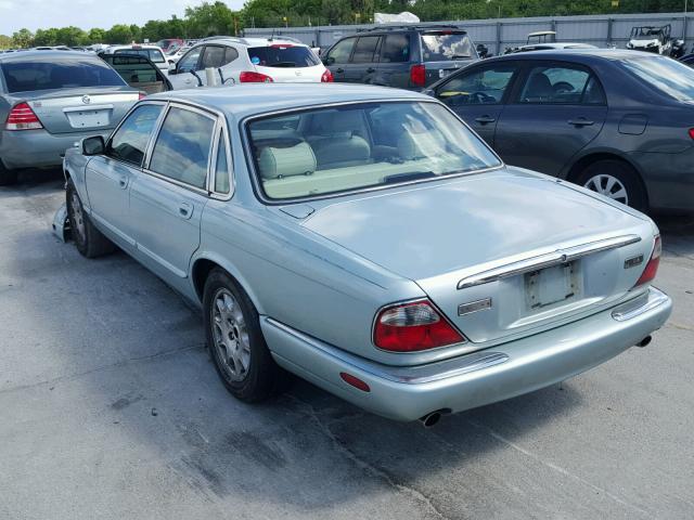 SAJDA14C4YLF06373 - 2000 JAGUAR XJ8 TEAL photo 3