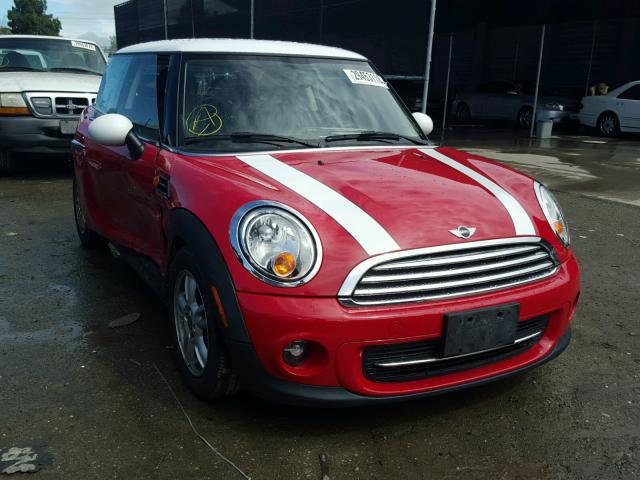 WMWSU3C5XDT545730 - 2013 MINI COOPER RED photo 1