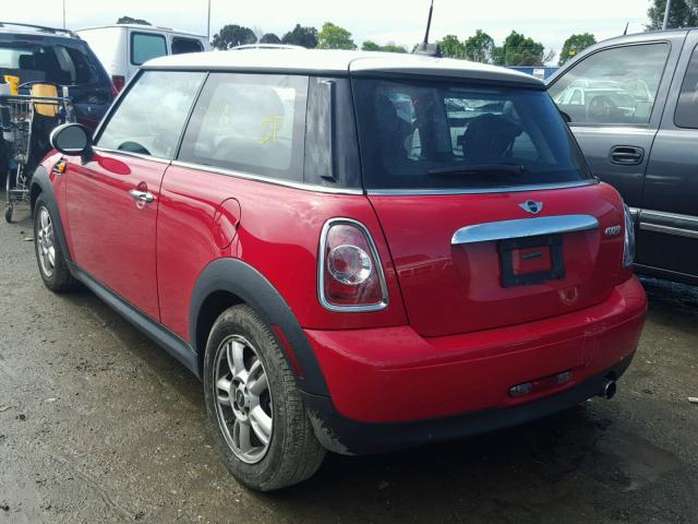 WMWSU3C5XDT545730 - 2013 MINI COOPER RED photo 3