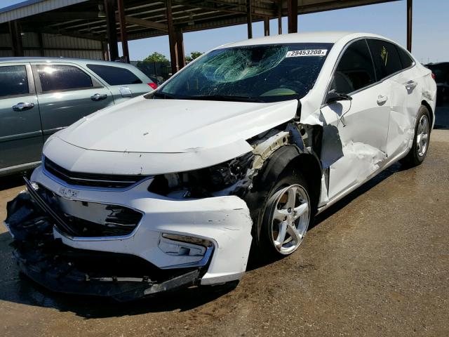 1G1ZB5ST9HF136716 - 2017 CHEVROLET MALIBU LS თეთრი ფოტო 2