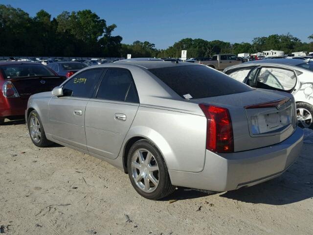 1G6DP567550105691 - 2005 CADILLAC CTS HI FEA SILVER photo 3