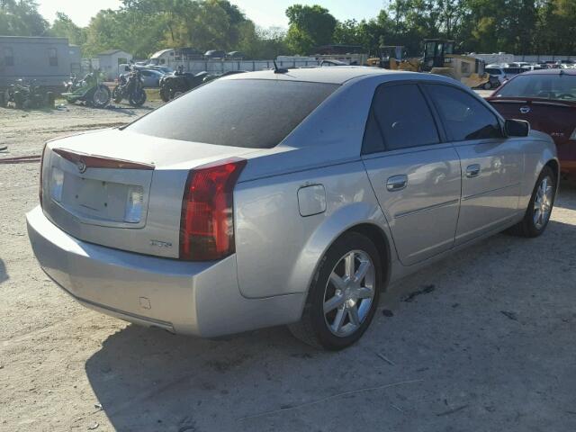 1G6DP567550105691 - 2005 CADILLAC CTS HI FEA SILVER photo 4