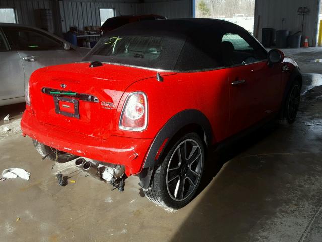 WMWSY3C50DT565781 - 2013 MINI COOPER ROA RED photo 4