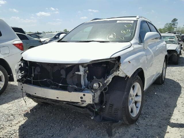 2T2ZK1BA4EC148562 - 2014 LEXUS RX 350 WHITE photo 2