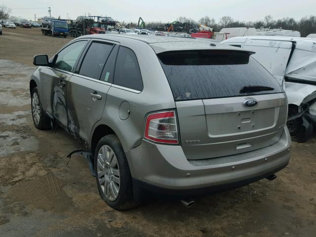 2FMDK49C78BA61061 - 2008 FORD EDGE LIMIT GRAY photo 3