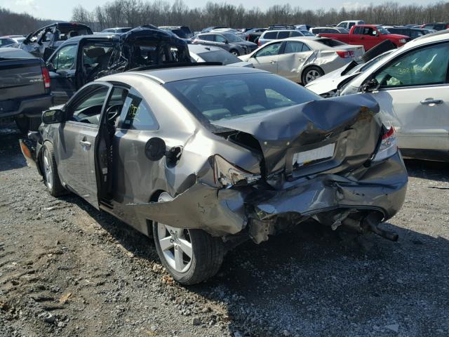 2HGFG12988H525856 - 2008 HONDA CIVIC EXL GRAY photo 3